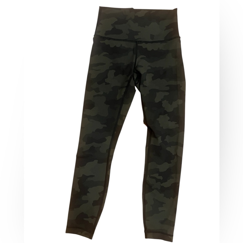 Lululemon women's camo wunder under full on luxe size 4 7/8 25 inch - Picture 3 of 8